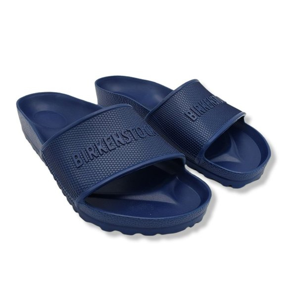 Birkenstock Barbados EVA Slide Sandals Womens US 7 EUR 38 Navy Blue Waterproof - Picture 3 of 9